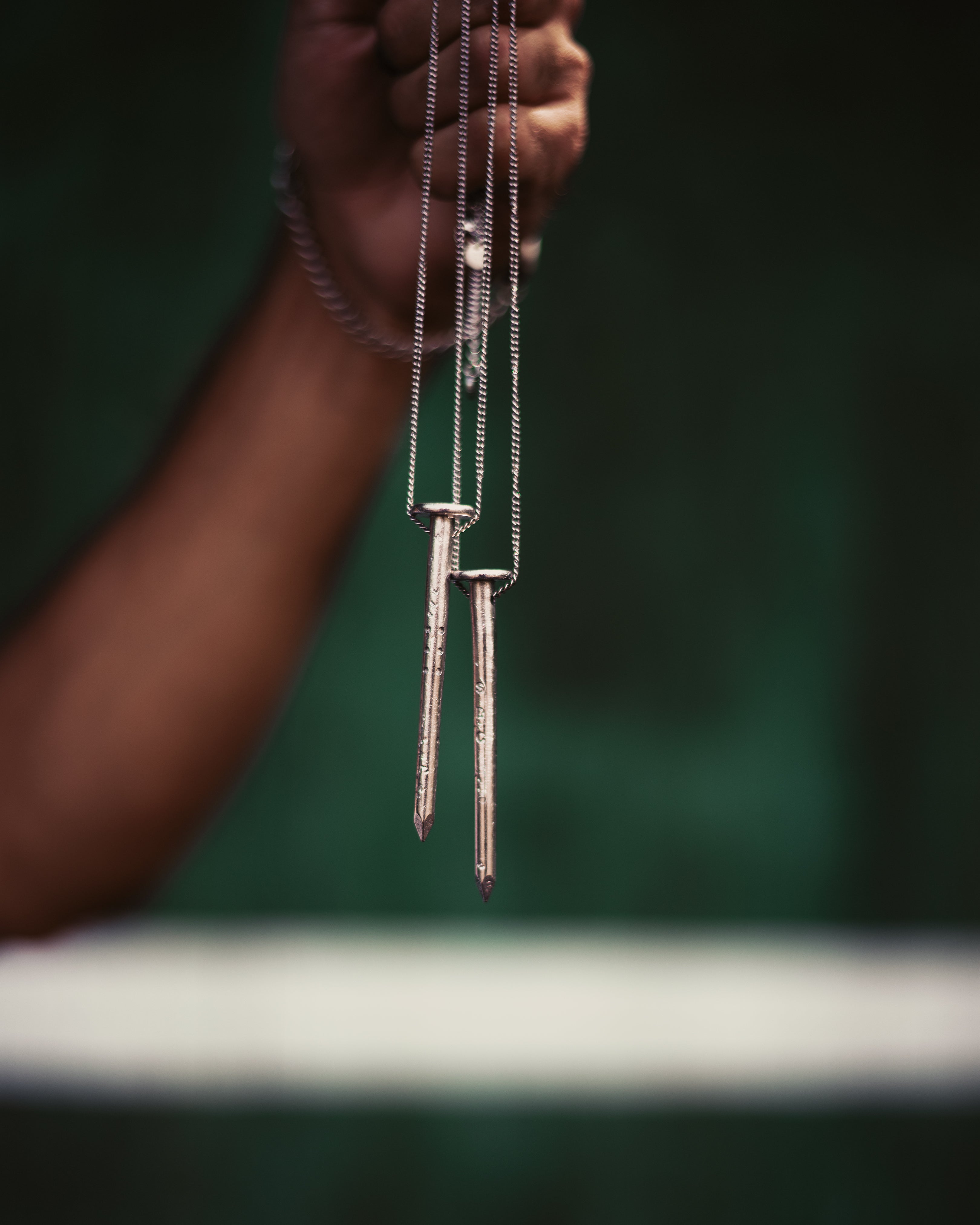 Nail necklace